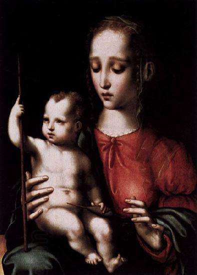 Luis de Morales Virgin and Child with a Spindle China oil painting art